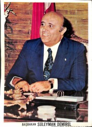 Süleyman Demirel Büyük Boy Kartpostal KRT18845 - Gökçekoleksiyon