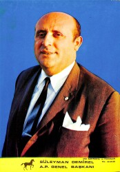 Süleyman Demirel Kartpostal (Orta Boy) KRT22629 - Gökçekoleksiyon