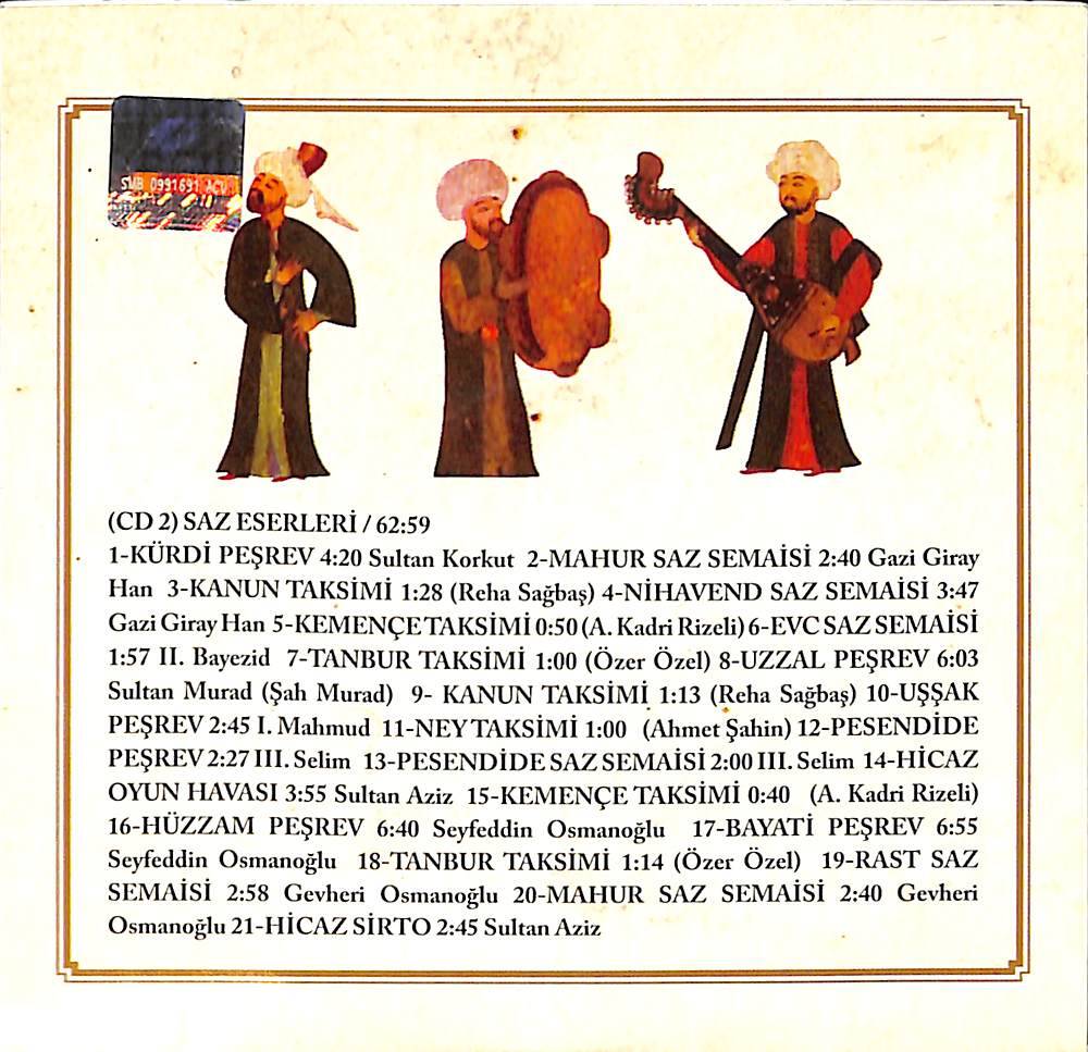 Sultan Bestekârlar 2 - Saz Eserleri CD (İkinci El) CD5235 - 2