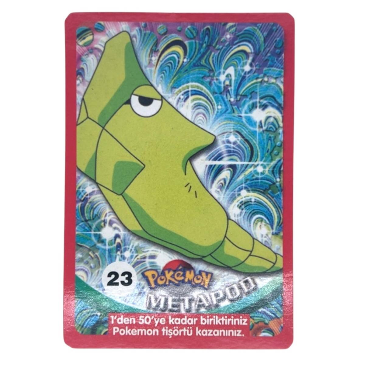  Sultan Sakızı Pokemon Oyun Kartı METAPOD No 23 Çil #SKZ63 - 1
