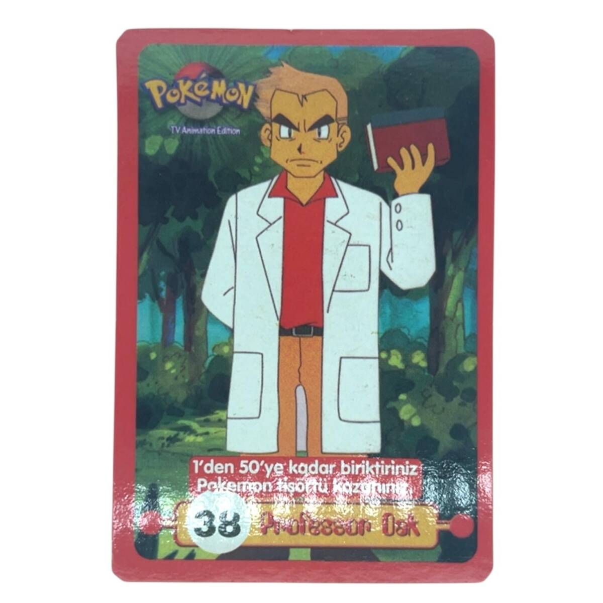  Sultan Sakızı Pokemon Oyun Kartı PROFFSOR OAK No 38 Çil #SKZ55 - 1