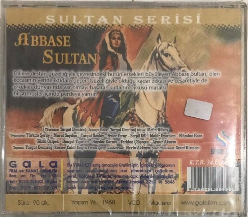 Sultan Serisi Abbase Sultan VCD Film VCD4910 - 2