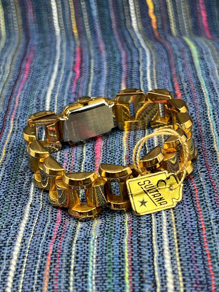 Sultana Qualité Antika Altın Kaplama Kurmalı Bayan Kol Saati – 1960’lar Vintage GRS67 - 6