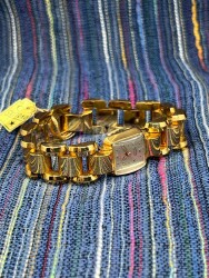 Sultana Qualité Antika Altın Kaplama Kurmalı Bayan Kol Saati – 1960’lar Vintage GRS67 - 4