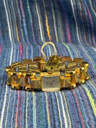 Sultana Qualité Antika Altın Kaplama Kurmalı Bayan Kol Saati – 1960’lar Vintage GRS67 - 3