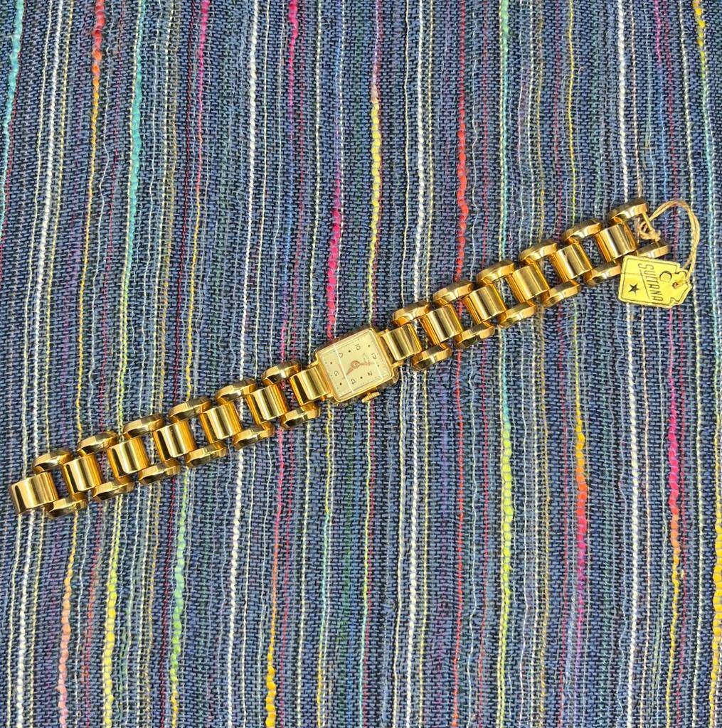 Sultana Qualité Antika Altın Kaplama Kurmalı Bayan Kol Saati – 1960’lar Vintage GRS67 - 5