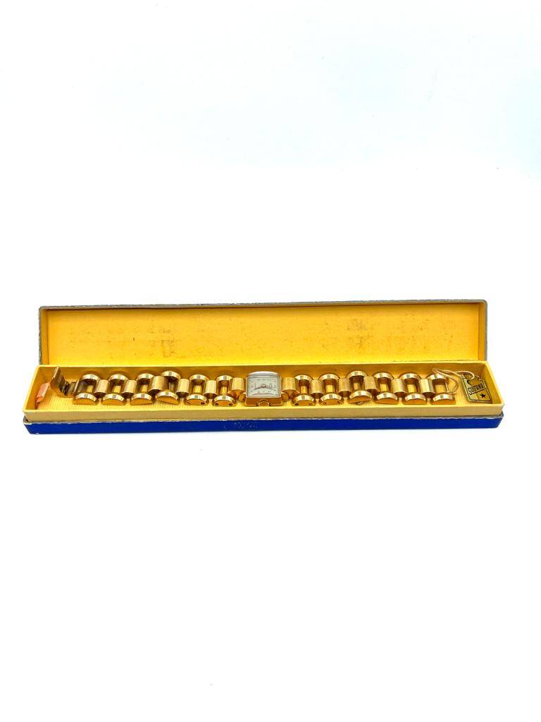 Sultana Qualité Antika Altın Kaplama Kurmalı Bayan Kol Saati – 1960’lar Vintage GRS67 - 2