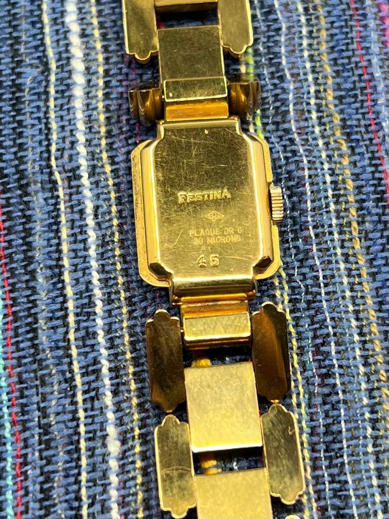 Festina Antika Altın Kaplama Kurmalı Bayan Kol Saati SAA060 - 5