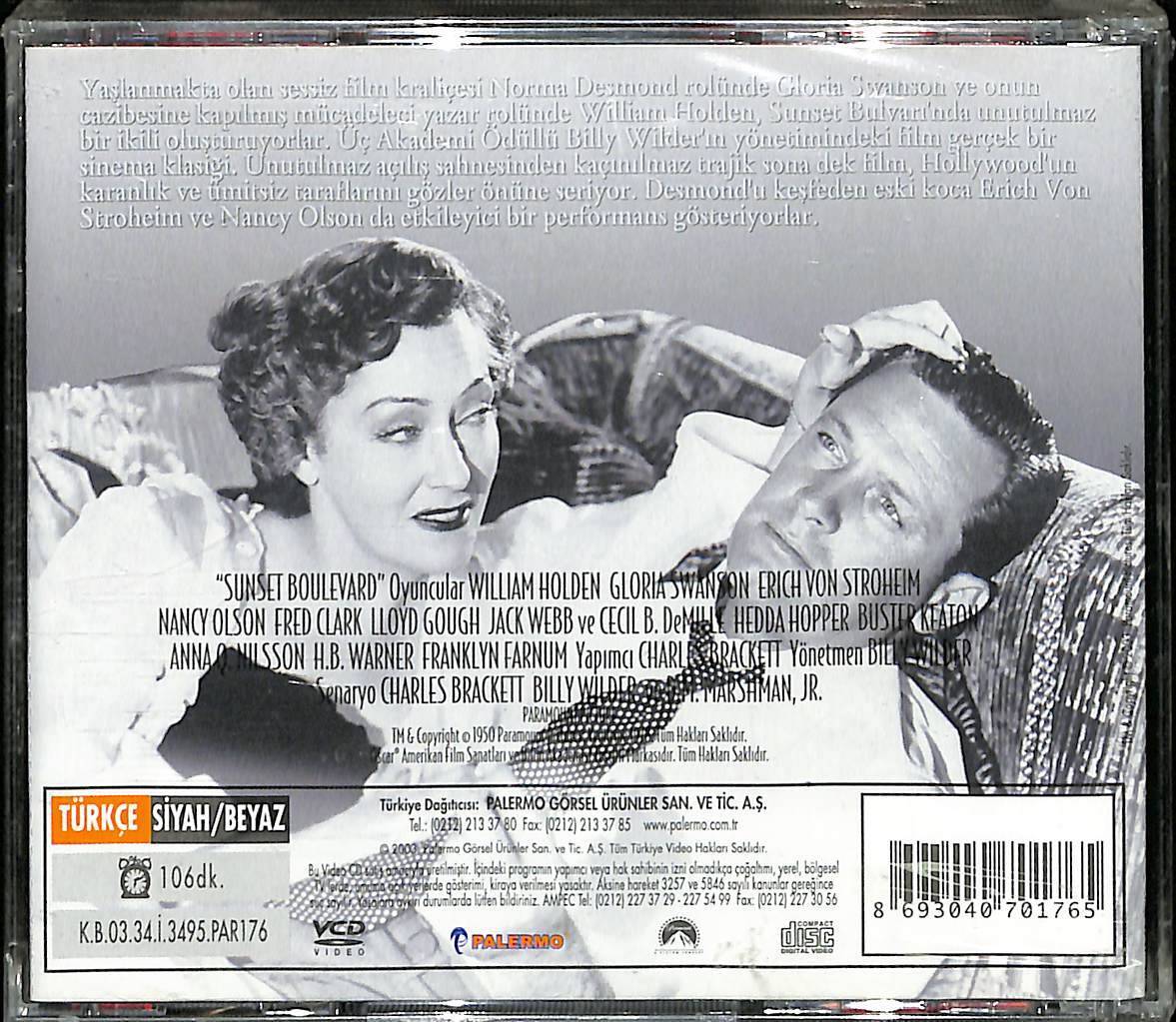 Sunset Bulvarı (William Holden) VCD Film VCD13971 - 2