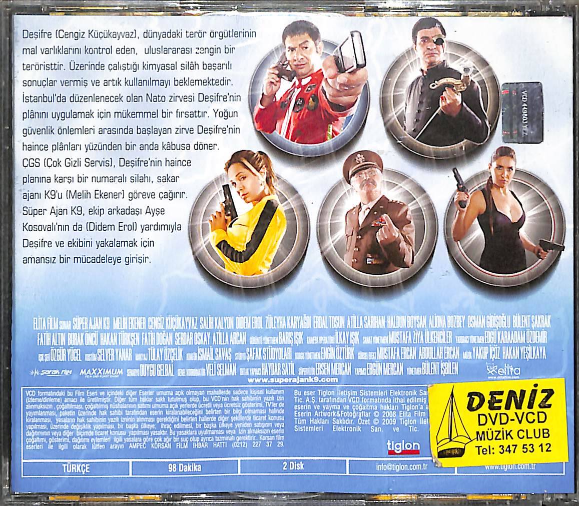 Süper Ajan K9 Orjinal VCD Film VCD28091 - 2