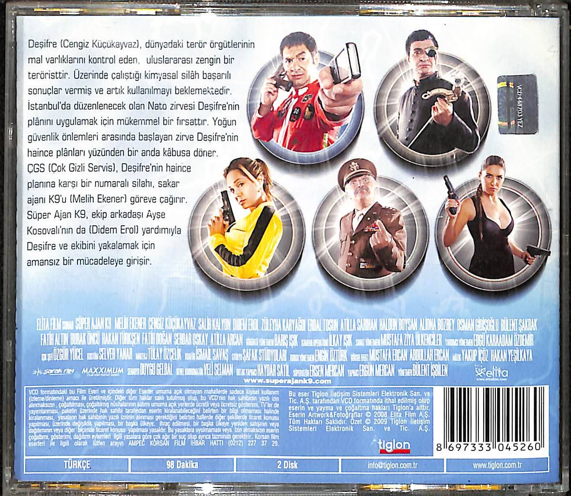 Süper Ajan K9 VCD Film (İkinci El) VCD26841 - 2