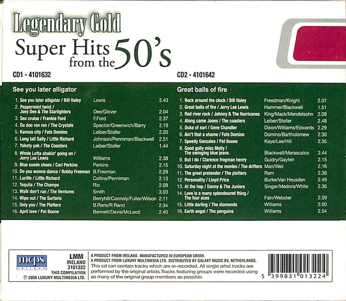 Super Hits 50's From The 
