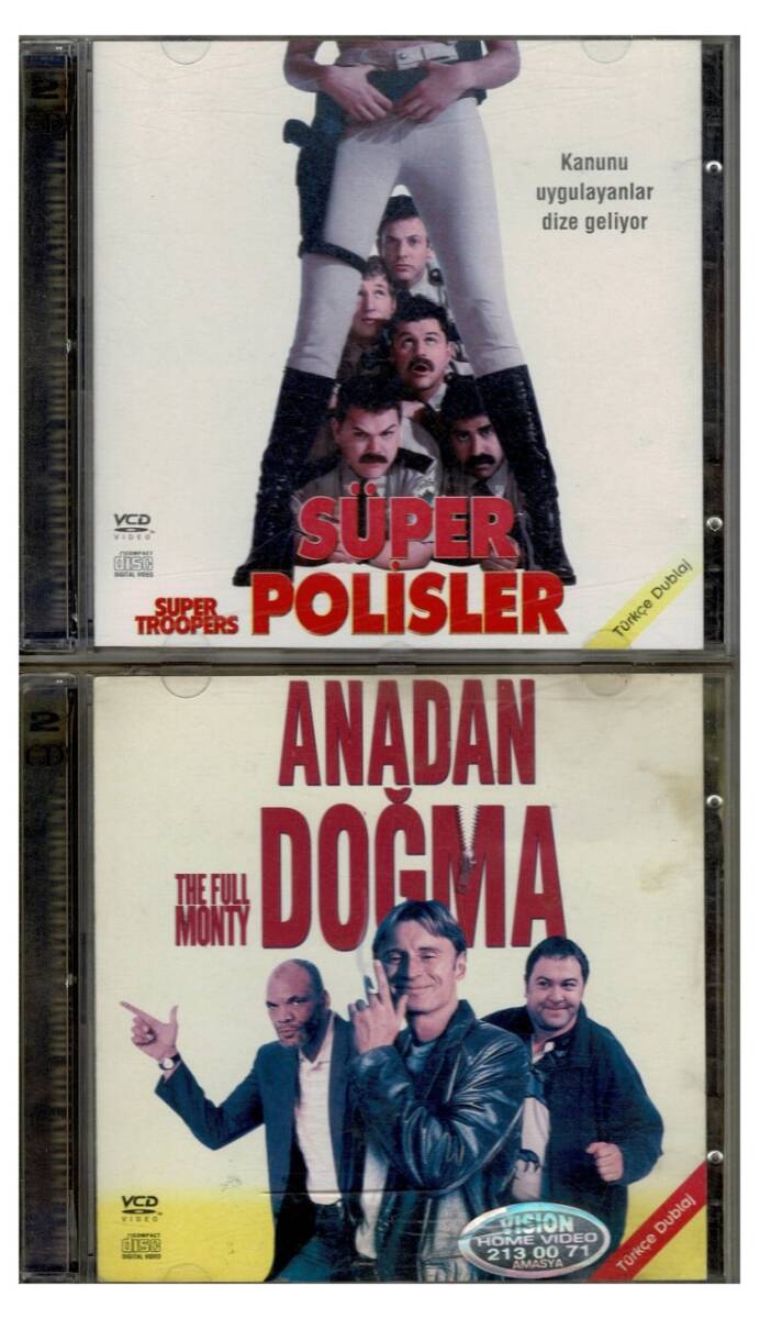 Süper Polisler Anadan Doğma - 2 Adet VCD Film VCD1334 - 1