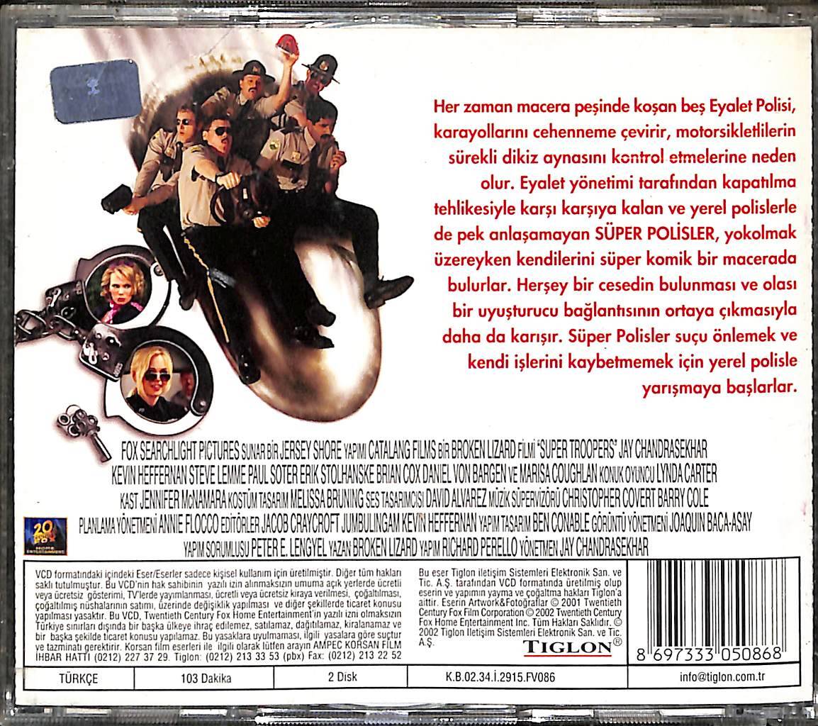 Süper Polisler – Super Troopers (2001) Orijinal VCD Film VCD28317 - 2