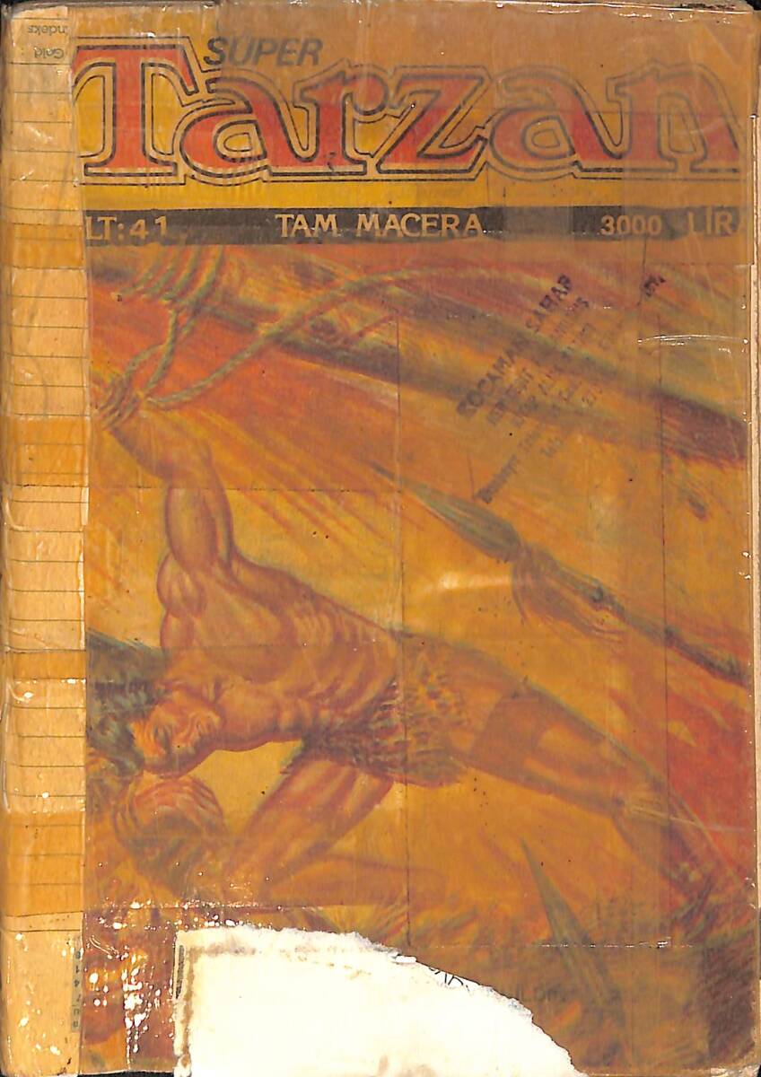 Süper Tarzan Cilt:27 , Ak Gölgeler Ülkesi NDR98573 - 1