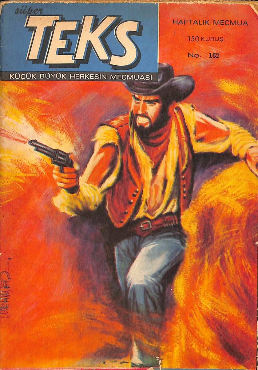 Süper TEKS (Tex) Fasikül No:162 (Çizgi Roman) NDR98596 - 1