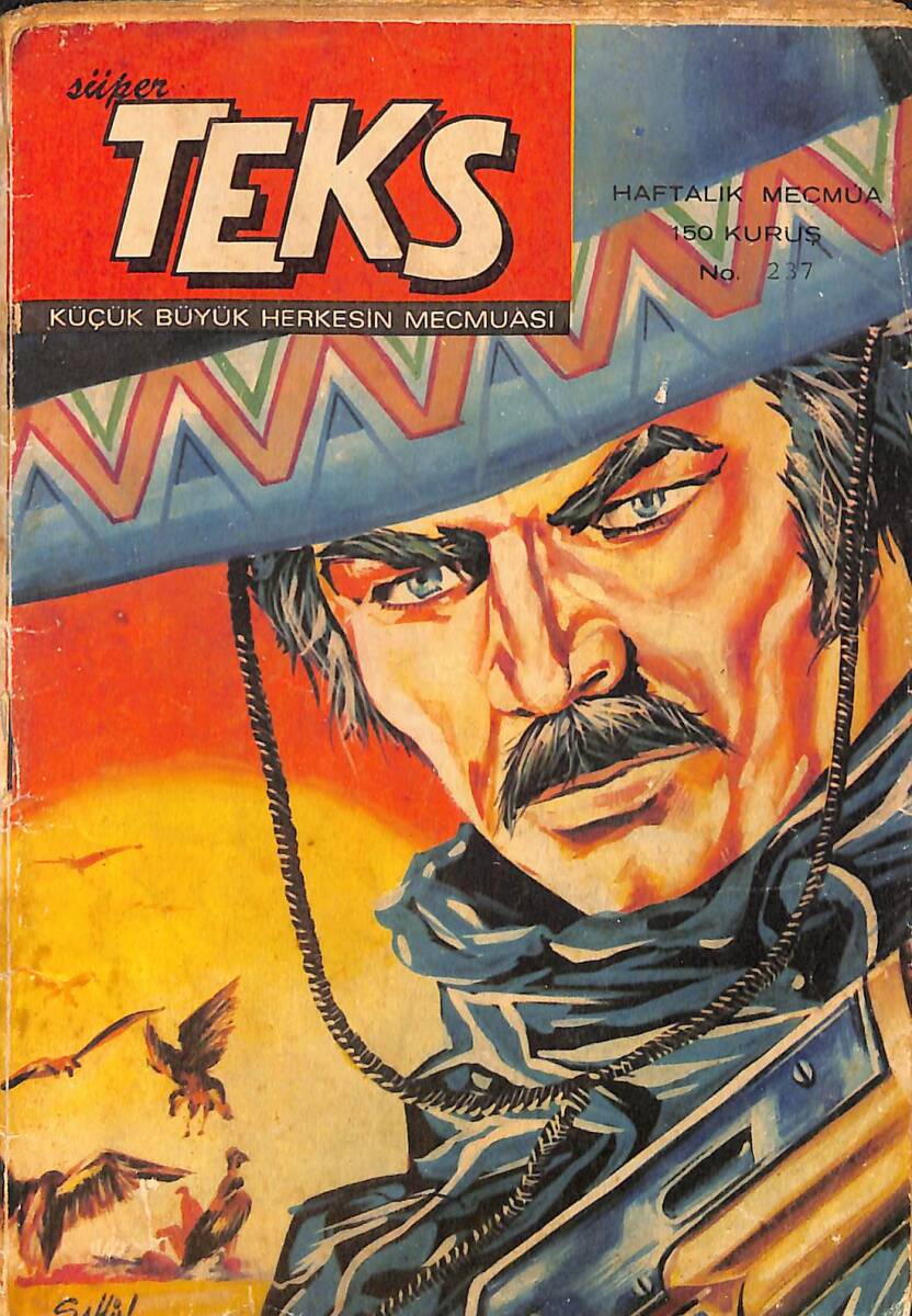 Süper TEKS (Tex) Haftalık Mecmua No:237 (Çizgi Roman) NDR98597 - 1
