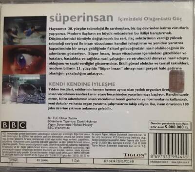 Süperinsan - Kendi Kendine İyileşme BBC VCD Film VCD11280 - 2
