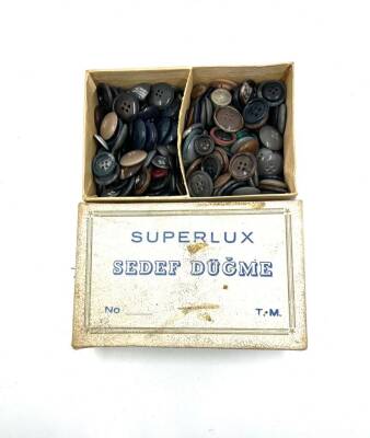 Süperlüx Sedef Düğme T.M Dolu Kutu BAK20 (N) - 1