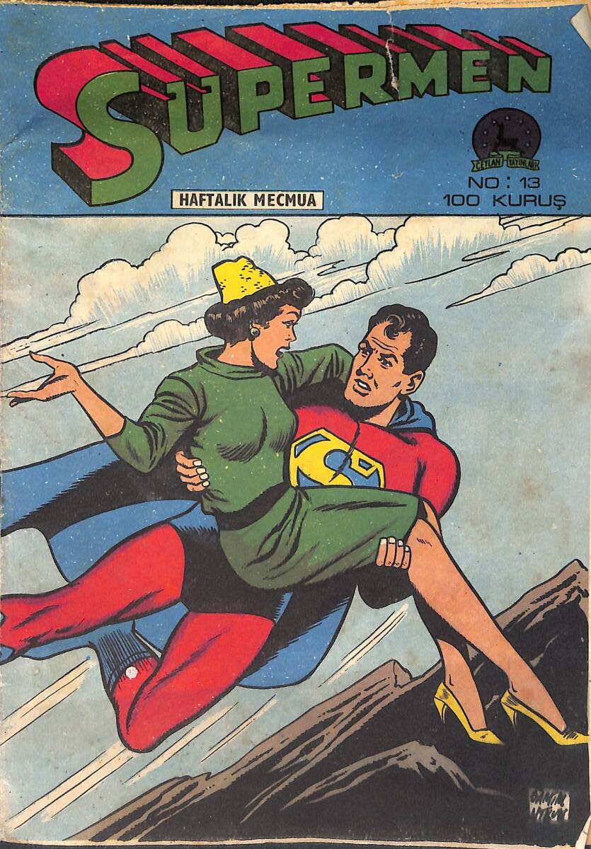 Supermen Haftalık Mecmua No: 13 - 100 Kuruş NDR98873 - 1
