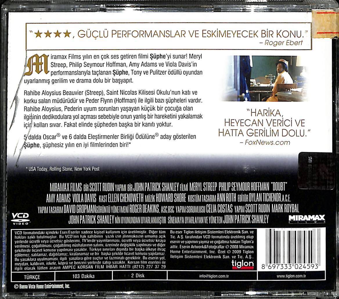 Şüphe (Meryl Streep) VCD Film VCD15895 - 2