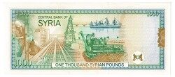 Suriye 1000 Pound 1997 Çil YKP354 - 2