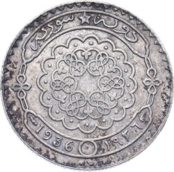 Suriye 25 Piaster 1936 Gümüş - ÇÇT+ YMP11218 - 2