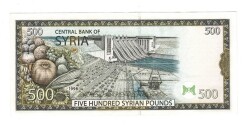 Suriye 500 Pound 1998 ÇİL YKP1518 - 2