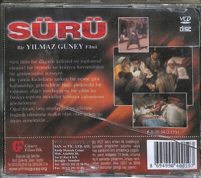 Sürü (Melike Demirağ-Tuncel Kurtiz-Tarık Akan) VCD Film (108) VCD21070 - 4
