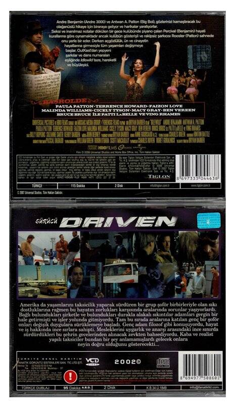 Sürücü Tutku kulübü - 2 Adet VCD Film VCD461 - 2