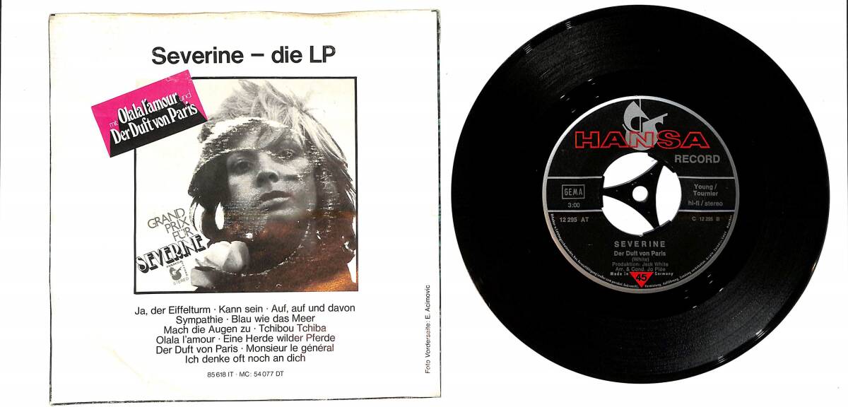 Séverine ‎- Der Duft Von Paris / Monsieur Le General Plak (10/7.5) PLK26155 - 2