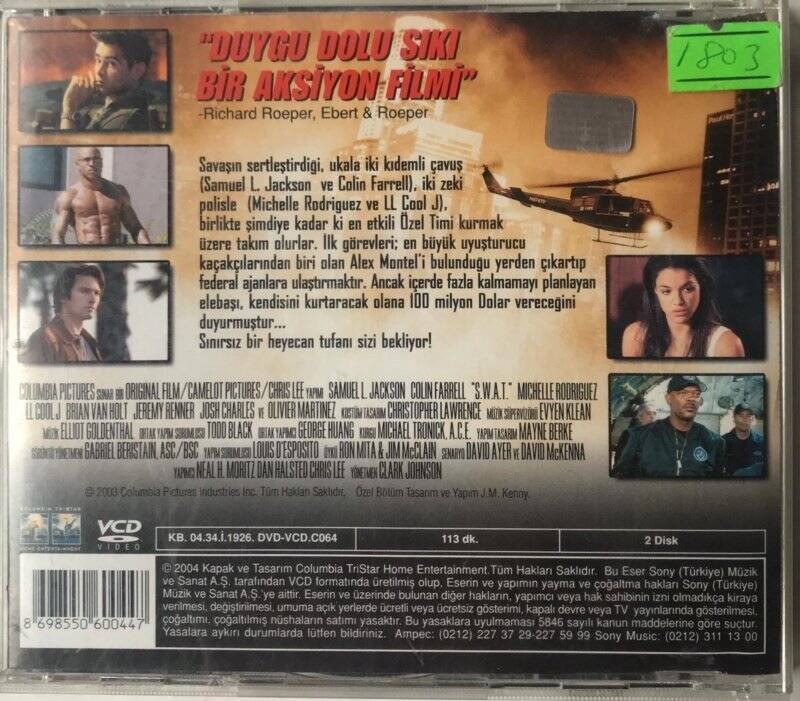 S.W.A.T Özel Tim VCD Film VCD4681 - 2