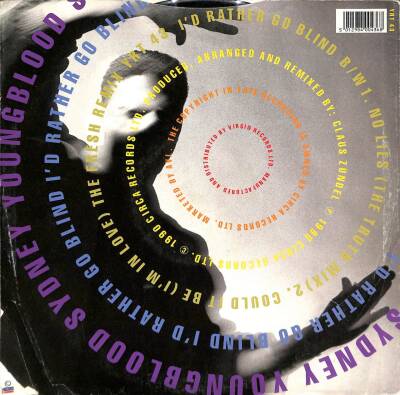 Sydney Youngblood – Id Rather Go Blind 1990 House Müzik (109.5) PLK17354 - 2