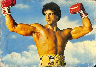 Sylvester Stallone Büyük Boy Kartpostal (34x24 cm) KRT13024 - 1