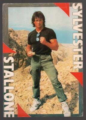 Sylvester Stallone Büyük Boy Kartpostal KRT4927 - 1