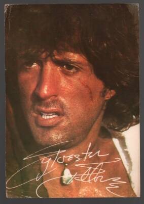 Sylvester Stallone Büyükboy Kartpostal KRT4991 - 1