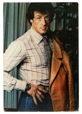 Sylvester Stallone Büyükboy Kartpostal KRT9241 - 1