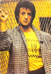 Sylvester Stallone Kartpostal (Küçük Boy) KRT23544 - Gökçekoleksiyon