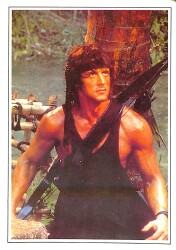 Sylvester Stallone Kartpostal (Küçük Boy) KRT23546 - Gökçekoleksiyon