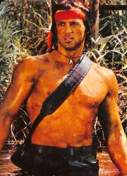 Sylvester Stallone Kartpostal (Küçük Boy) KRT24280 - Gökçekoleksiyon