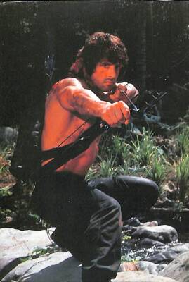 Sylvester Stallone Küçük Boy Kartpostal (15x10 cm) KRT12968 - 1