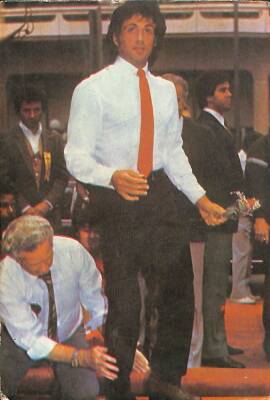 Sylvester Stallone Küçük Boy Kartpostal (15x10 cm) KRT13018 - 1