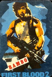 Sylvester Stallone Rambo Küçük Boy Kartpostal (15x10 cm) KRT12955 - Gökçekoleksiyon