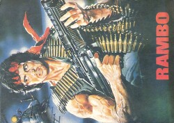 Sylvester Stallone Rambo Küçük Boy Kartpostal (15x10 cm) KRT12959 - Gökçekoleksiyon