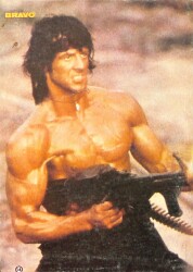 Sylvester Stallone Rambo Küçük Boy Kartpostal (15x10 cm) KRT12967 - Gökçekoleksiyon