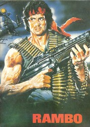 Sylvester Stallone Rambo Küçük Boy Kartpostal (15x10 cm) KRT13012 - Gökçekoleksiyon