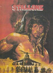 Sylvester Stallone - Rambo Orta Boy Kartpostal KRT10853 - Gökçekoleksiyon