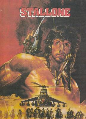Sylvester Stallone - Rambo Orta Boy Kartpostal KRT10853 - 1