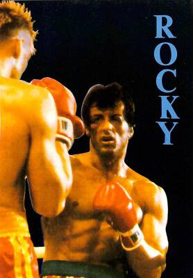 Sylvester Stallone Rocky Küçük Boy Kartpostal (15x10 cm) KRT12971 - 1