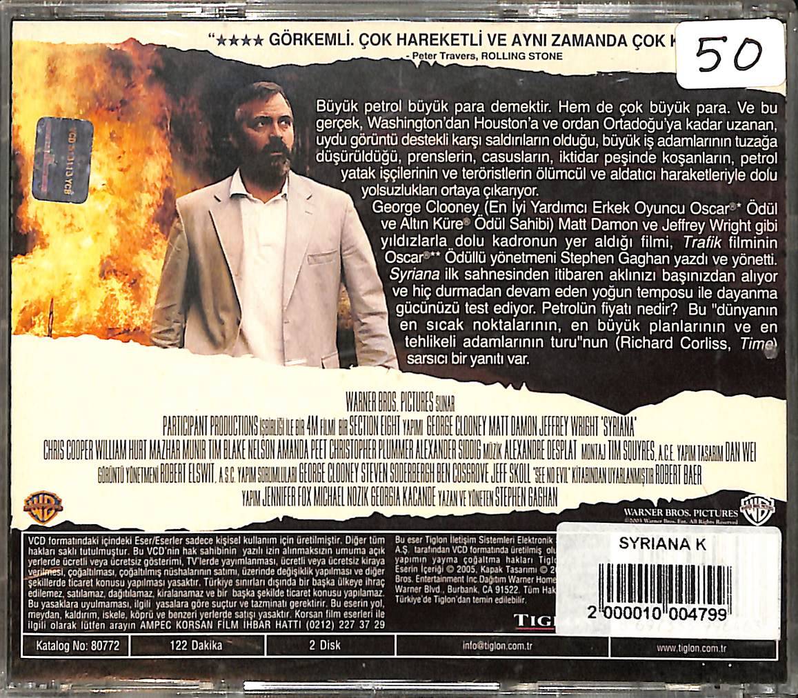 Syriana Orijinal VCD Film ' George Clooney ' VCD28579 - 2